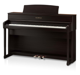 Kawai CA-701 R Rosenholz Digital Piano Sparpaket mit Klavierbank und Kopfhörer und Songbook 