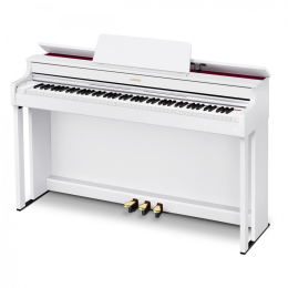 Casio AP-300 WE Digital Piano weiss Set inklusive Klavierbank und Kopfhörer 