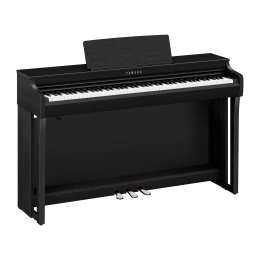 Yamaha CLP-825 B schwarz matt Digital Piano Set mit Klavierbank und Kopfhörer 