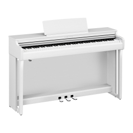 Yamaha CLP-825 WH weiß matt Digital Piano Set mit Klavierbank und Kopfhörer 