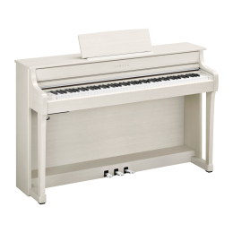 Yamaha CLP-835 WB Weiß Birke Digital Piano Set mit Klavierbank und Kopfhörer 