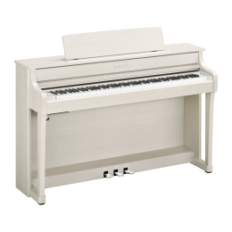 Yamaha CLP-845 WB Weiß Birke Digital Piano Set mit Klavierbank und Kopfhörer 