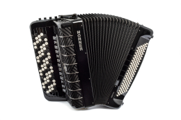 Hohner Akkordeon Mattia IV 120 Knopf C-Griff perloid Knöpfe 