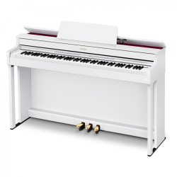 Casio AP-300 WE Digital Piano weiss Set inklusive Klavierbank und Kopfhörer 