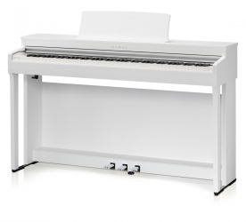 Kawai CN-201 W Weiß satiniert Digital Piano Sparpaket mit Klavierbank und Kopfhörer 